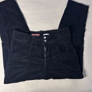 Anthropologie Pilcro Black Corduroy Trousers